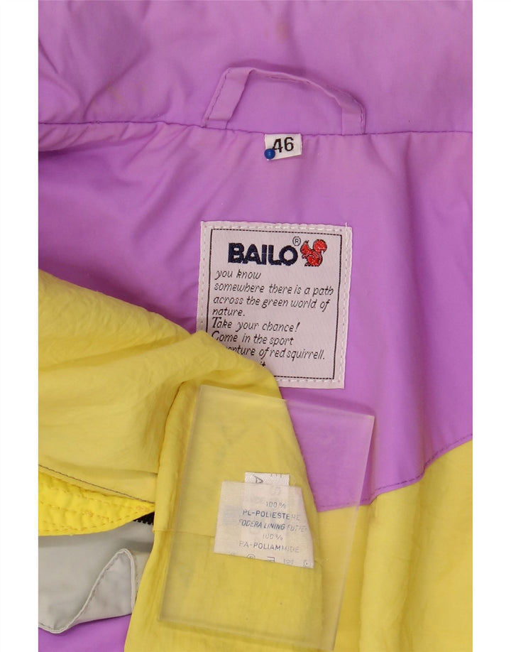 Bailo Veste coupe-vent pour homme IT 46 Small Violet Colourblock Polyester