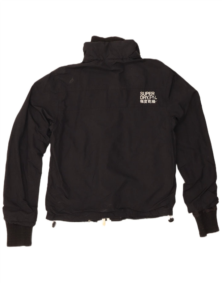 SUPERDRY Veste coupe-vent The Windcheater pour femme UK 14 Medium Noir