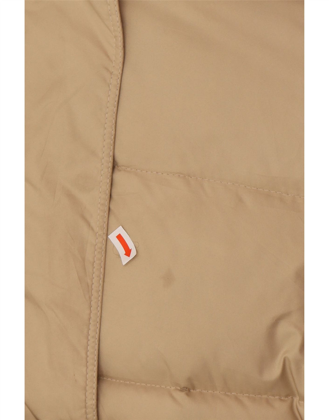 BURBERRY Womens BRIT Hooded Padded Coat UK 12 Medium Beige Classic