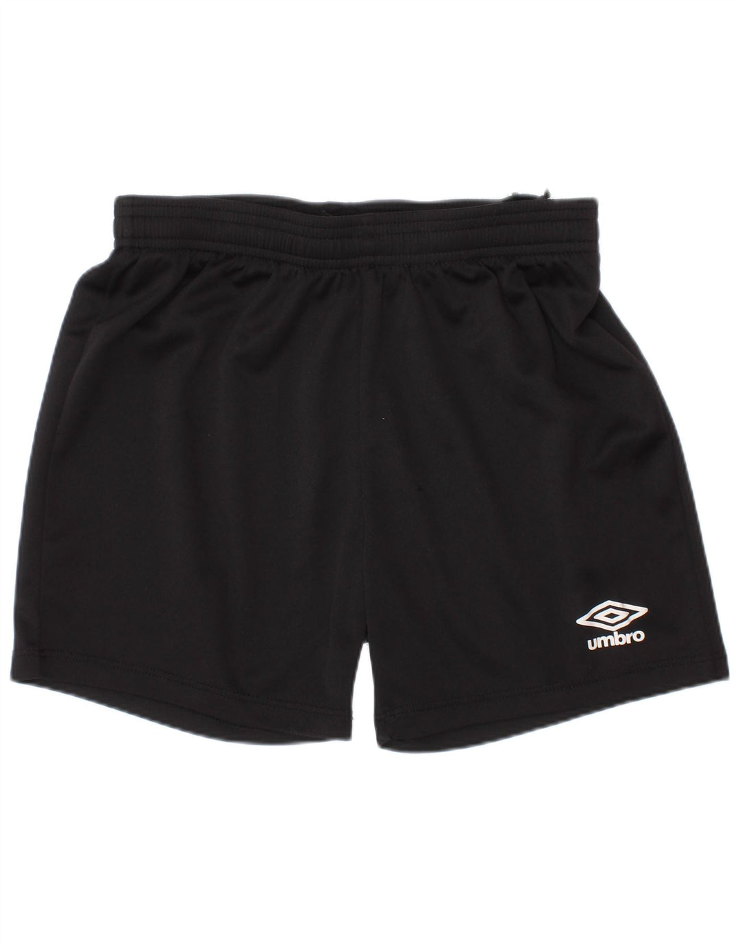 Umbro Short de Sport Garçon 9-10 Ans Noir Moyen Polyester
