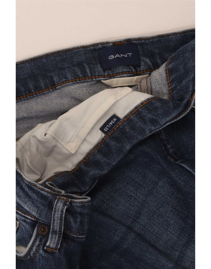 Gant Jean Droit Homme W34 L32 Bleu
