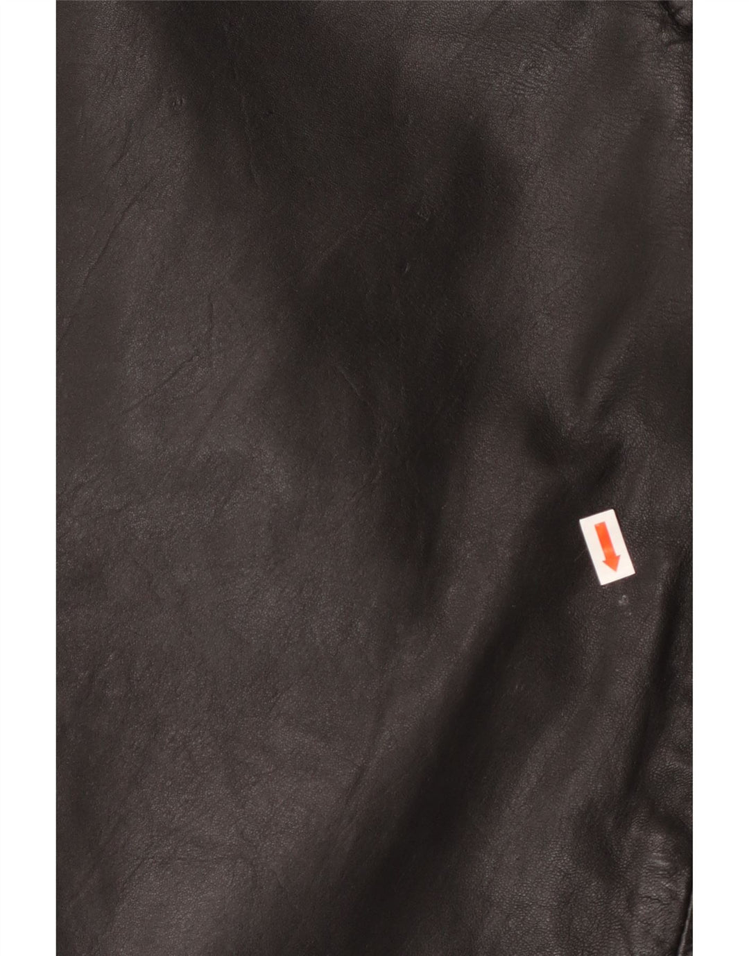 VINTAGE Pantalon en cuir bootcut femme UK 12 Medium W30 L32 Noir