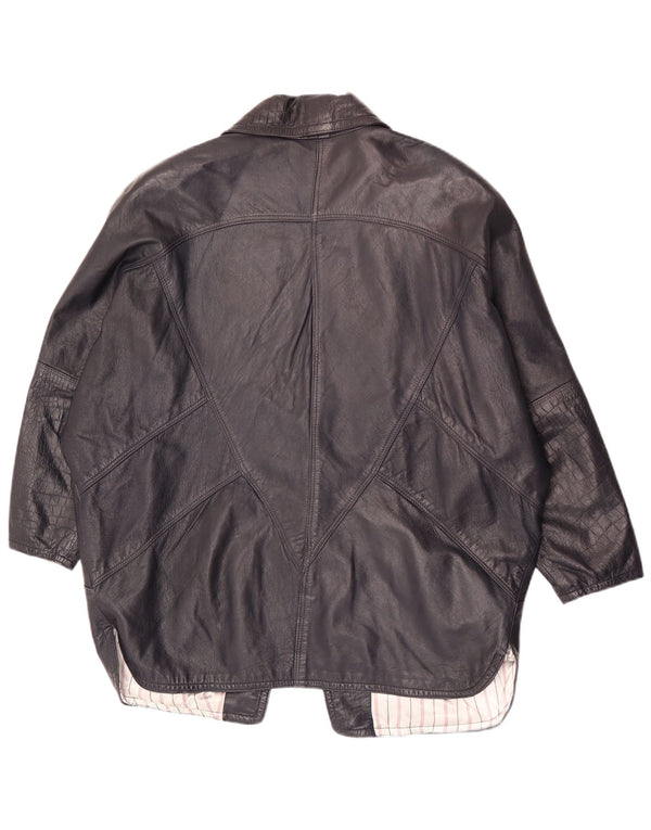 vintage Femme Veste surdimensionnée surdimensionnée EU 40 Moyen Violet