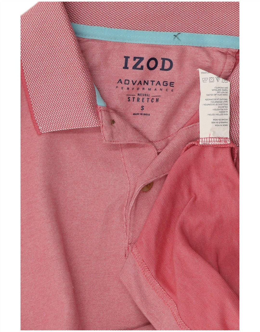 IZOD Polo Homme Petit Rose Coton