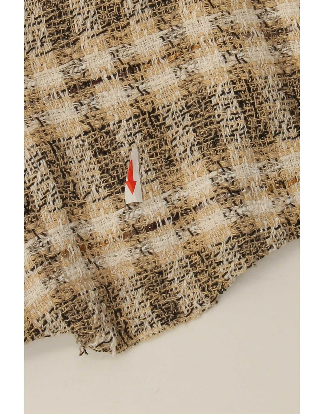 Zara Short décontracté pour femme Medium W28 Marron à carreaux en polyester