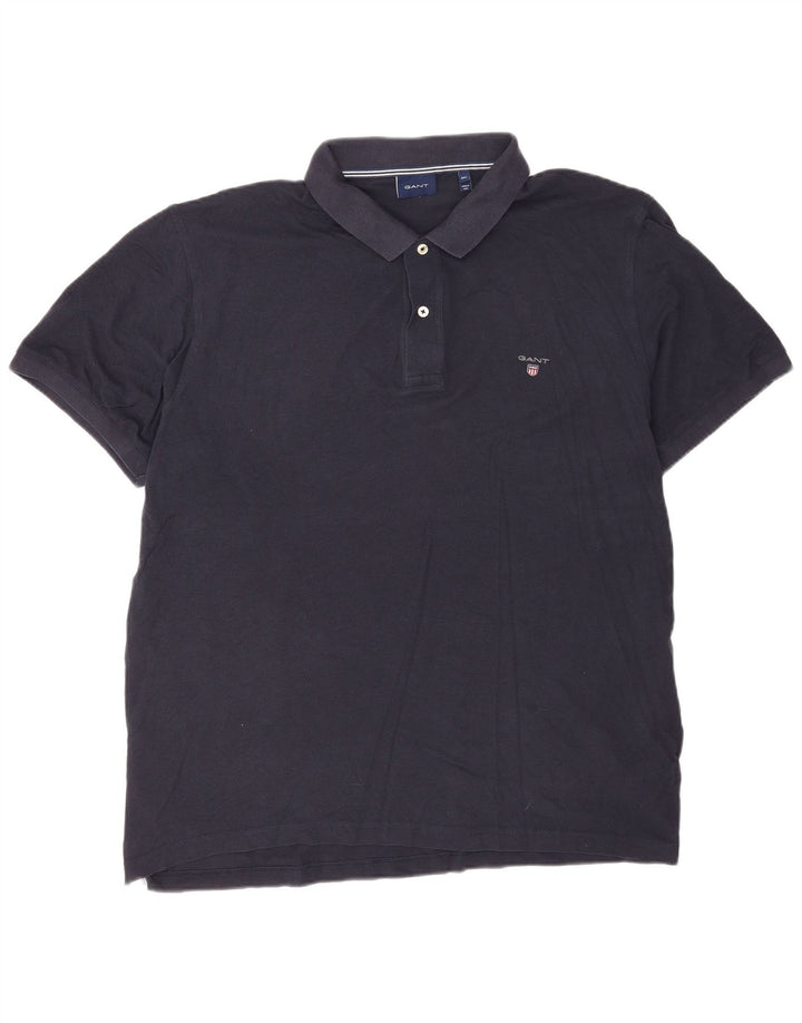 Gant Polo Homme 3XL Bleu Marine Coton