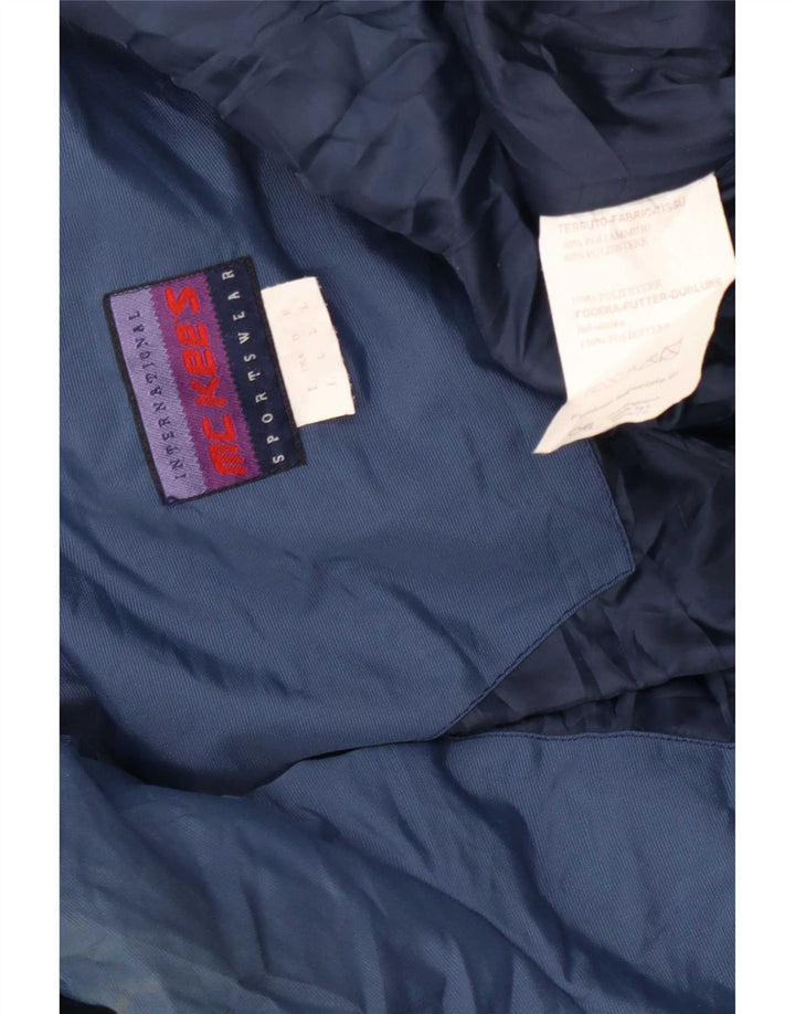 MC Kee's Combinaison de ski surdimensionnée à capuche pour femme UK 16 Large Bleu Polyamide