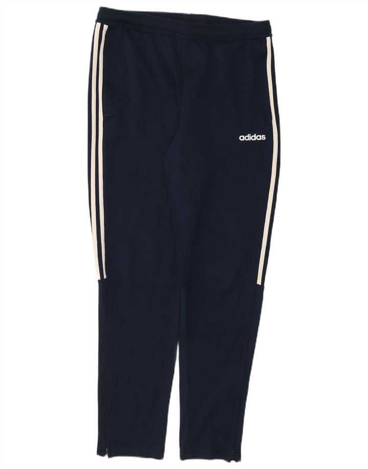 Adidas Pantalon de survêtement Climalite pour homme Large Bleu marine Polyester