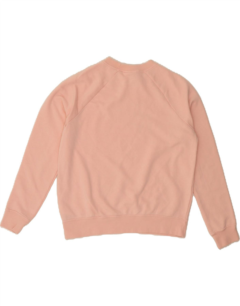NIKE Womens Graphic Sweatshirt Jumper UK 14 Medium Pink Cotton Vintage Nike and Second-Hand Nike from Messina Hembry 