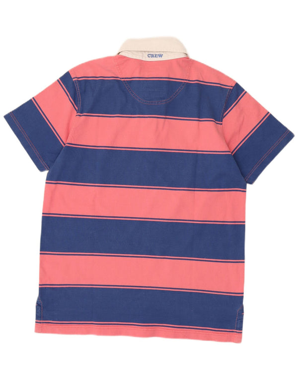 Crew Clothing Polo Rugby Homme XL Coton Rayé Rose
