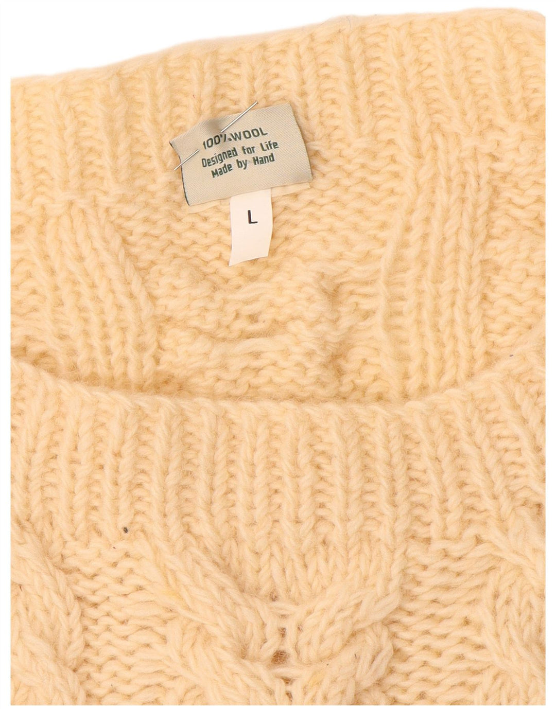 Pachamama Pull col bateau pour homme en laine blanc cassé