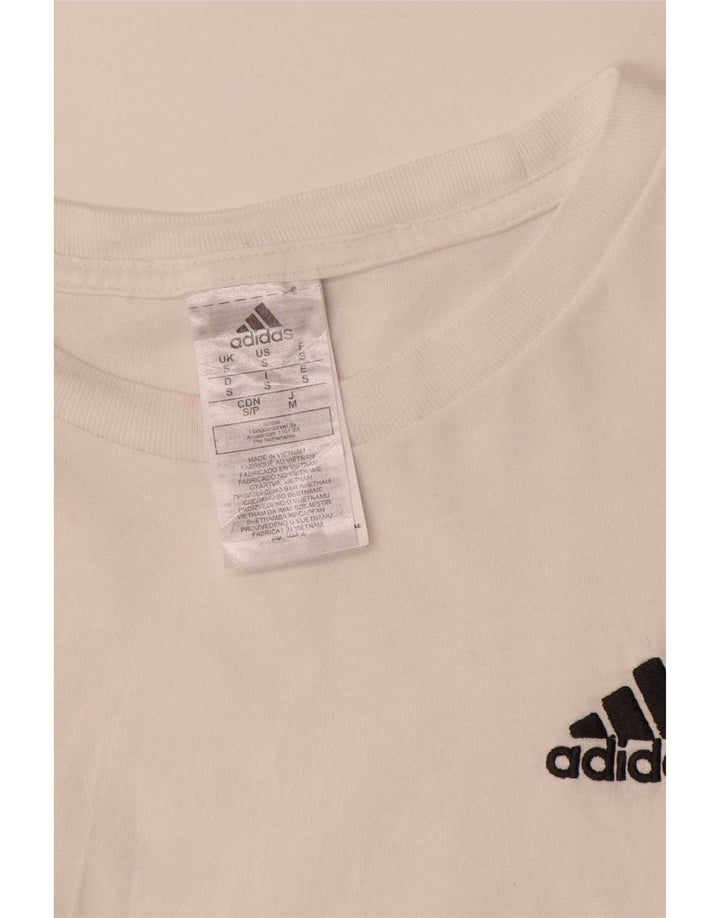 Adidas T-Shirt Homme Haut Petit Coton Blanc