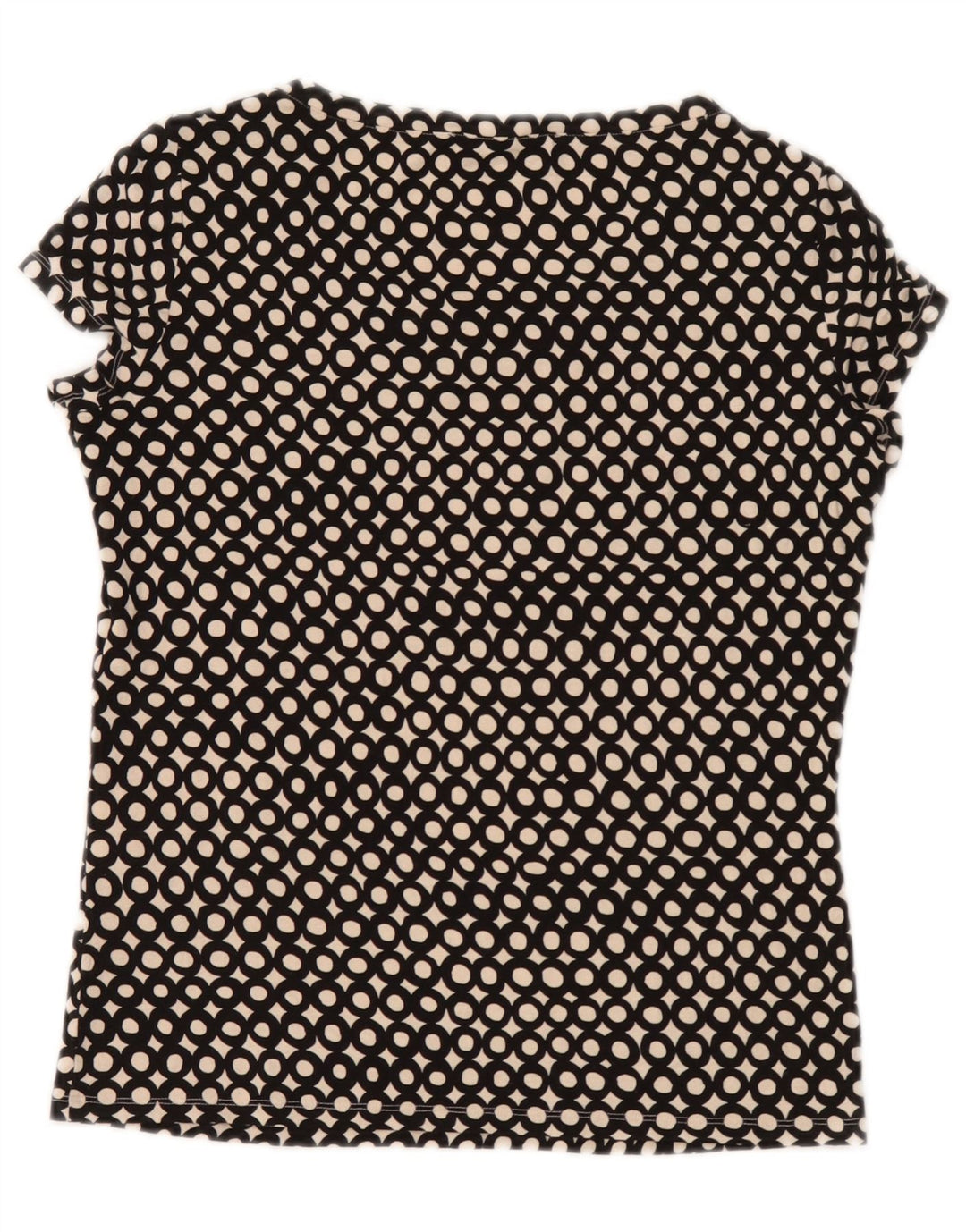 Max Mara Womens Weekend Blouse Top UK 10 Small Viscose à pois noirs
