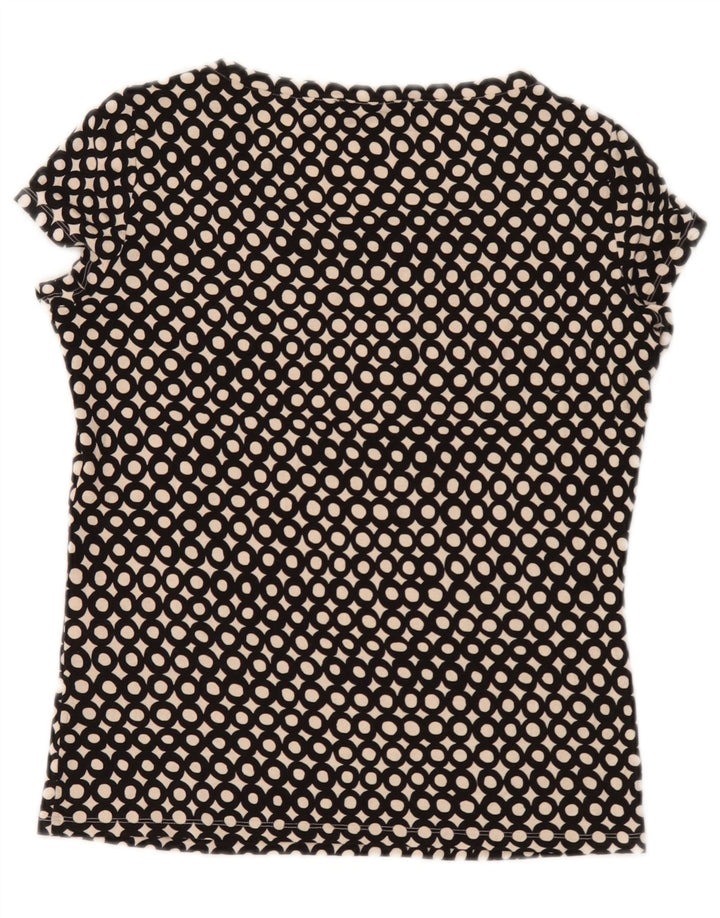 Max Mara Womens Weekend Blouse Top UK 10 Small Viscose à pois noirs