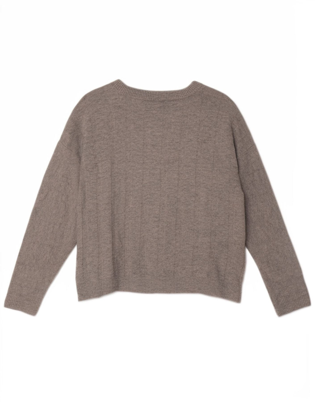 Marks & Spencer Pull surdimensionné à col bateau pour femme UK 10 Petit Gris