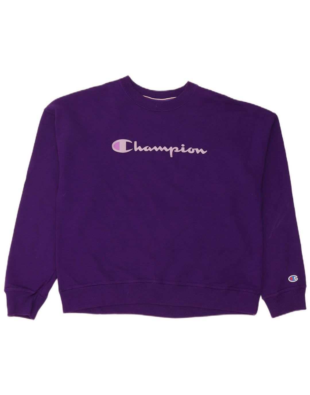 Champion Sweat-shirt pour femme UK 14 Coton violet moyen
