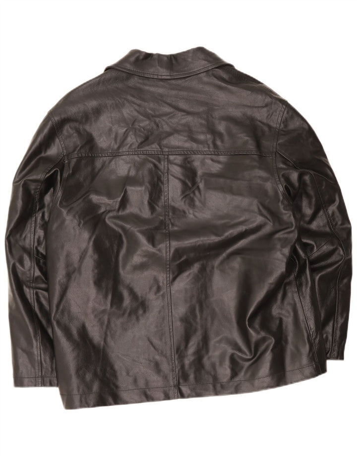 Metropolitan Veste en cuir pour homme IT 50 Large Noir