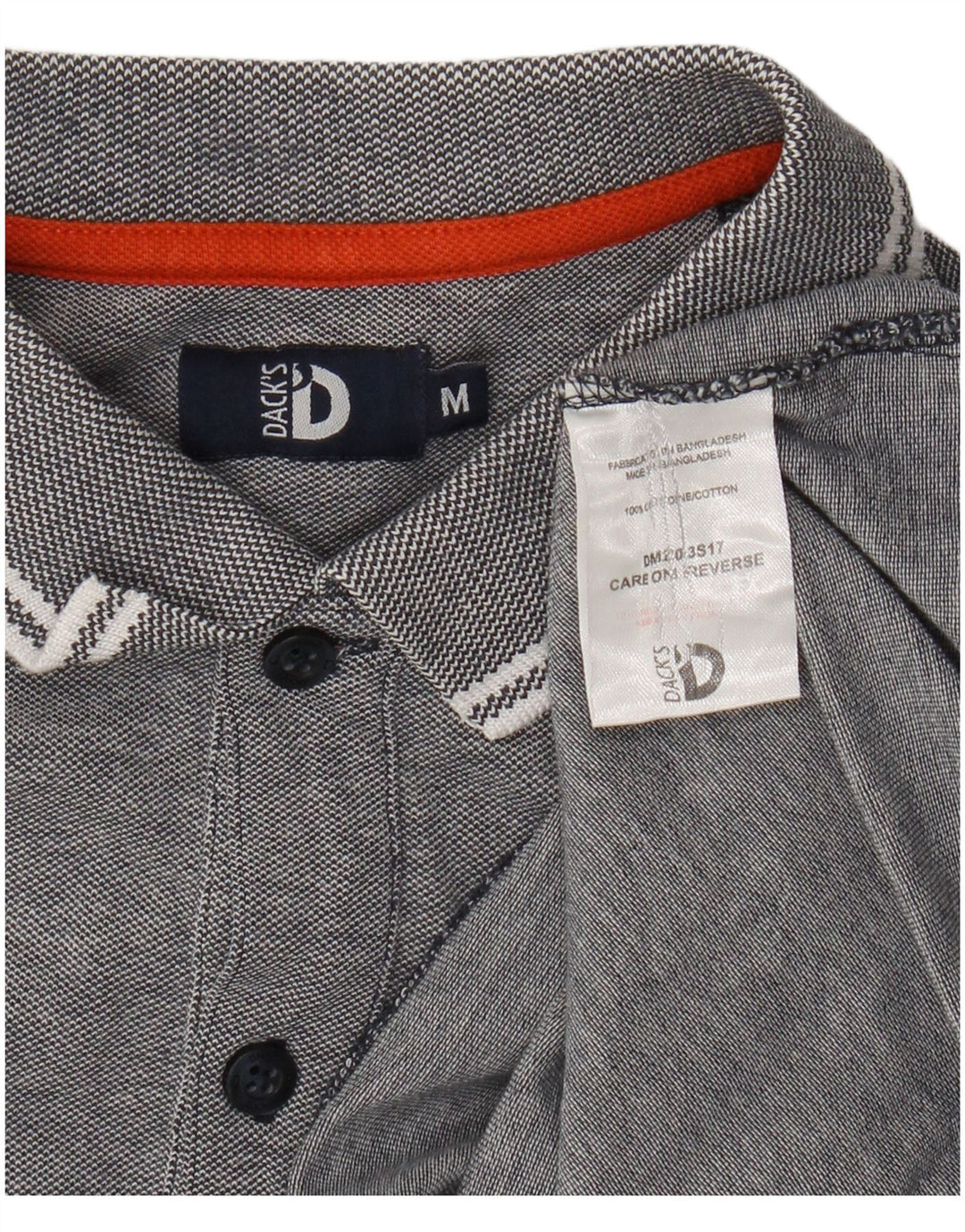 Dack's Polo Homme Gris Moyen Coton
