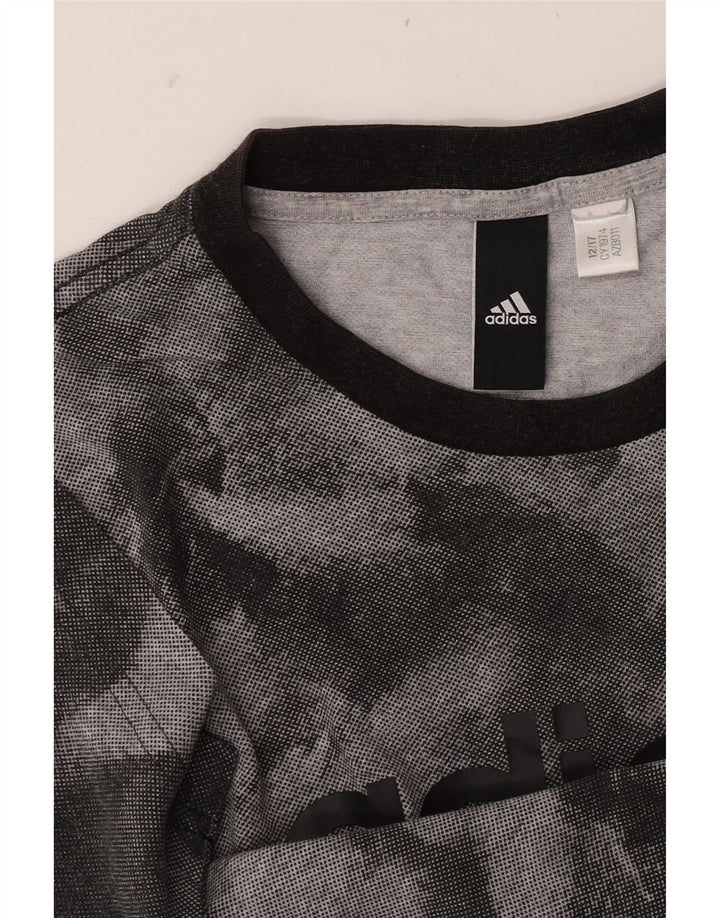 ADIDAS T-Shirt Graphique Homme Petit Gris Tie Dye