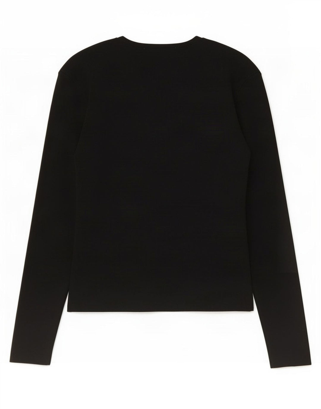 Zara Femme Top Manches Longues UK 14 Large Nylon Noir