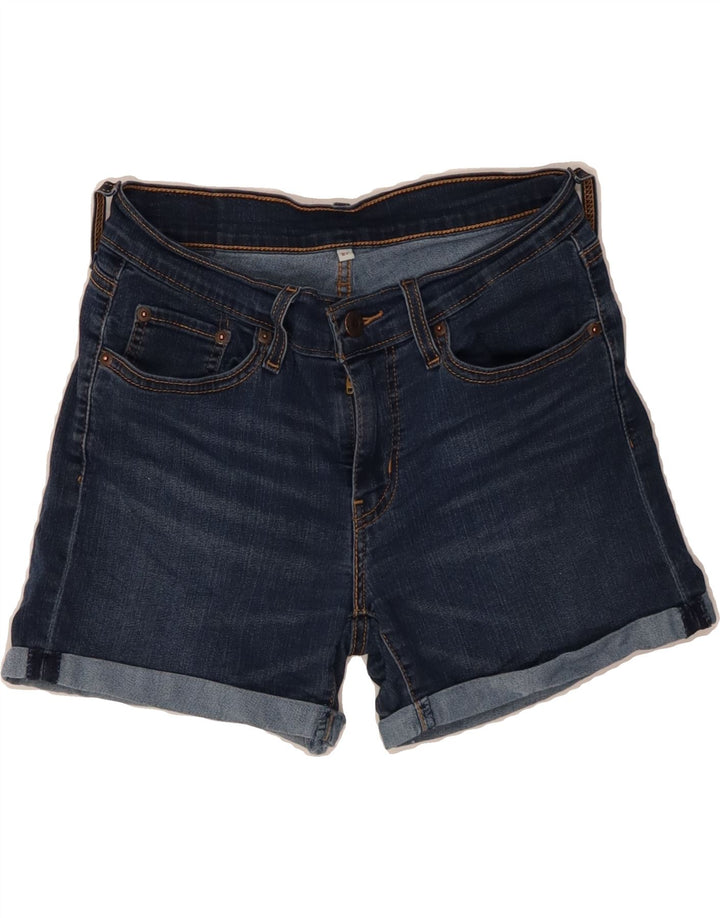 LEVI'S Womens Denim Shorts W27 Small  Blue Cotton Vintage Levi's and Second-Hand Levi's from Messina Hembry 
