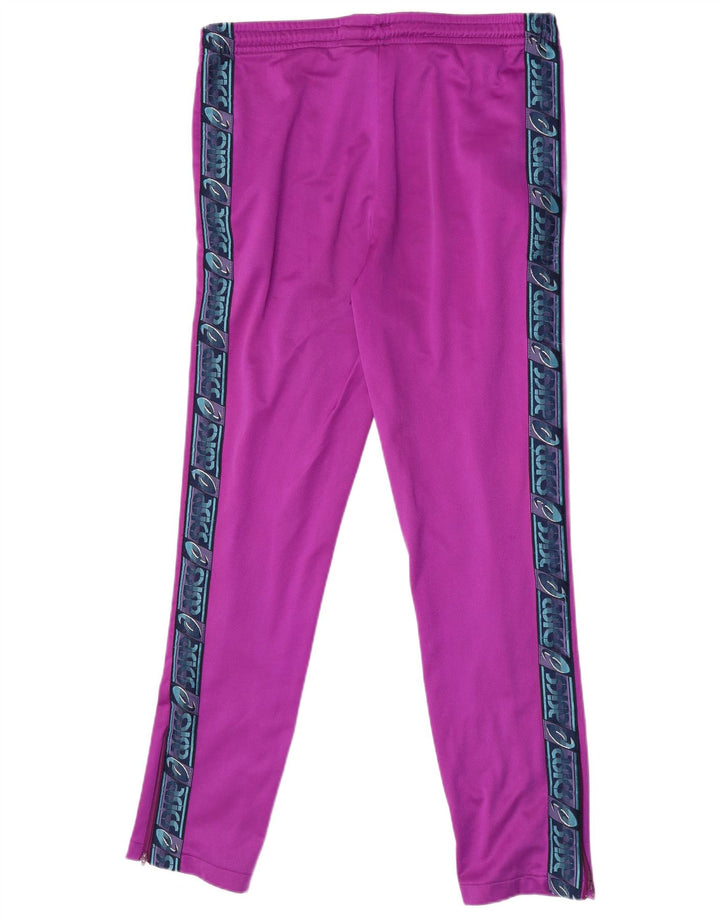 Asics Pantalon De Survêtement Graphique Femme IT 48 XL Violet Polyamide