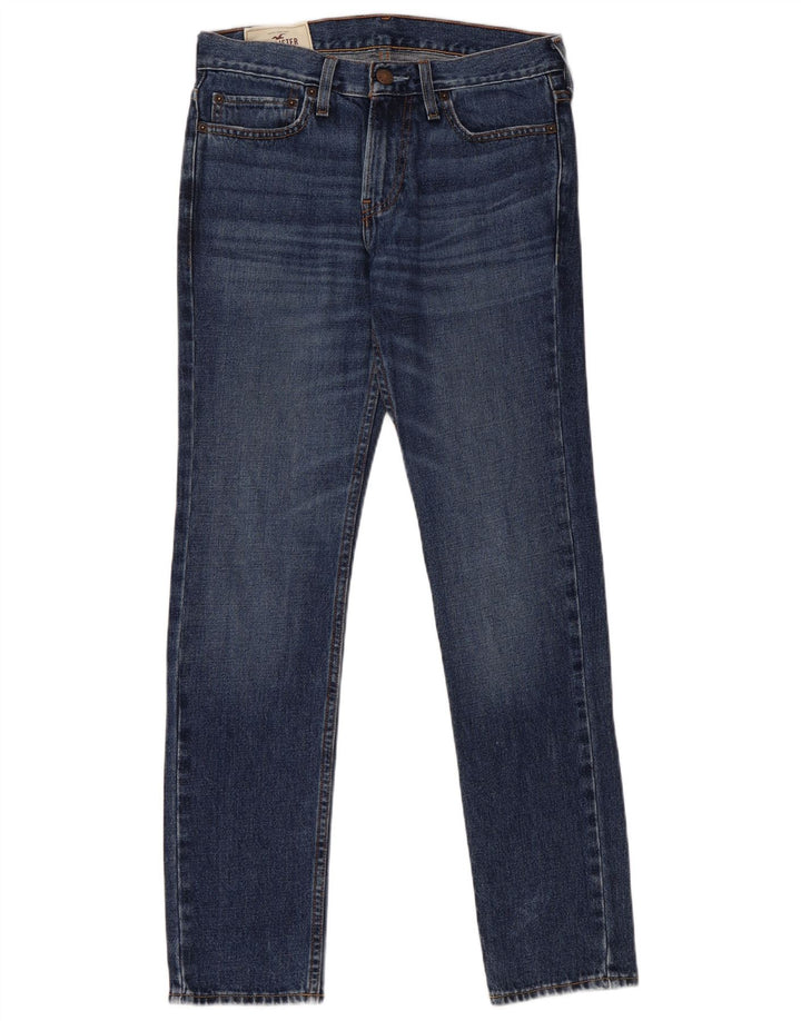 HOLLISTER Jean Slim Femme W28 L30 Bleu Coton