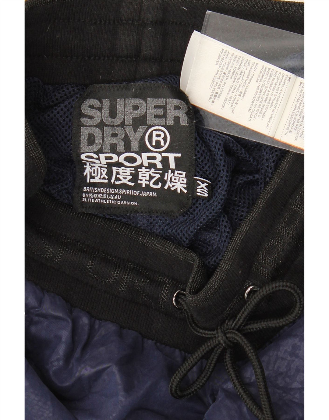 SUPERDRY Pantalon de survêtement pour femme Joggers UK 6 XS Bleu marine Imprimé animal