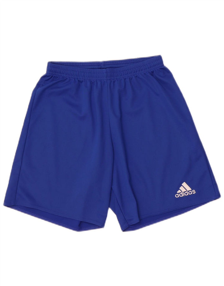 Adidas Short de sport Climalite pour homme Petit Bleu Polyester