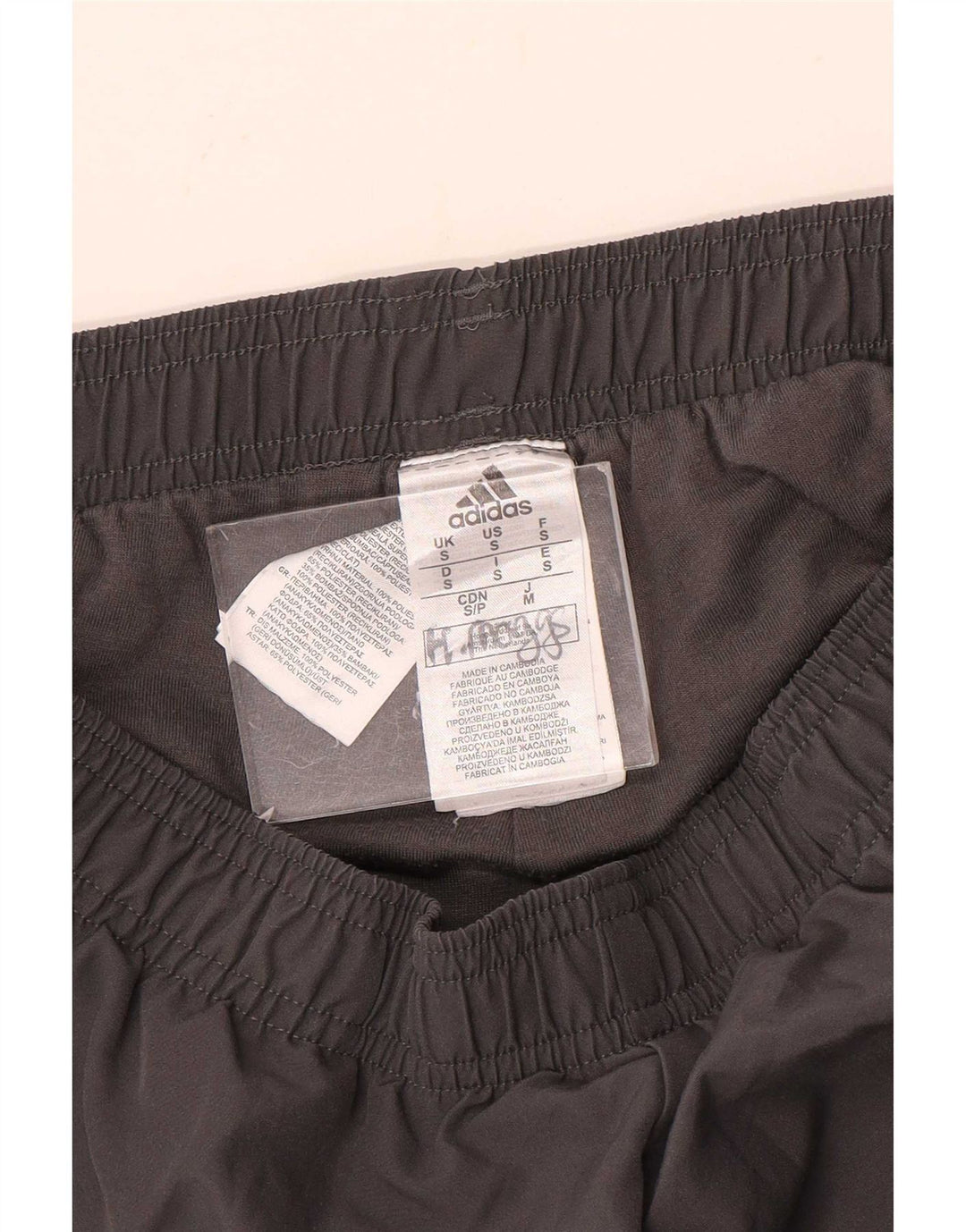 Adidas Pantalon de survêtement pour homme Pantalon de jogging Petit Gris Polyester