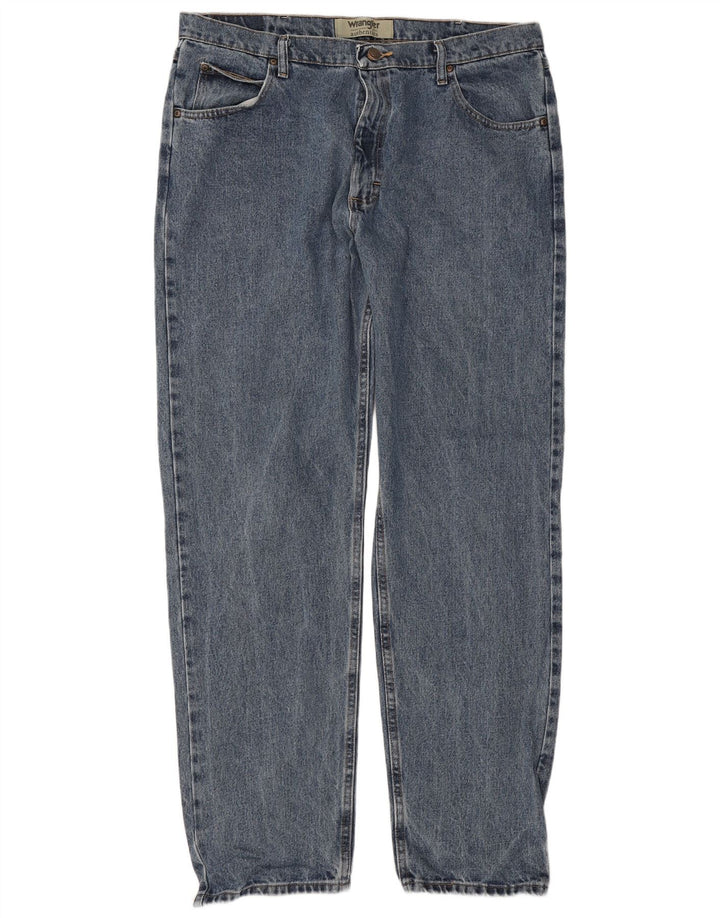 Wrangler Jean droit homme W38 L34 bleu coton