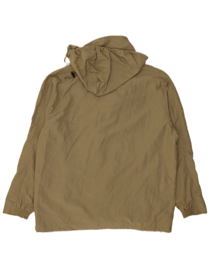 Diadora Veste de pluie à capuche pour homme UK 36 Small Kaki Polyamide