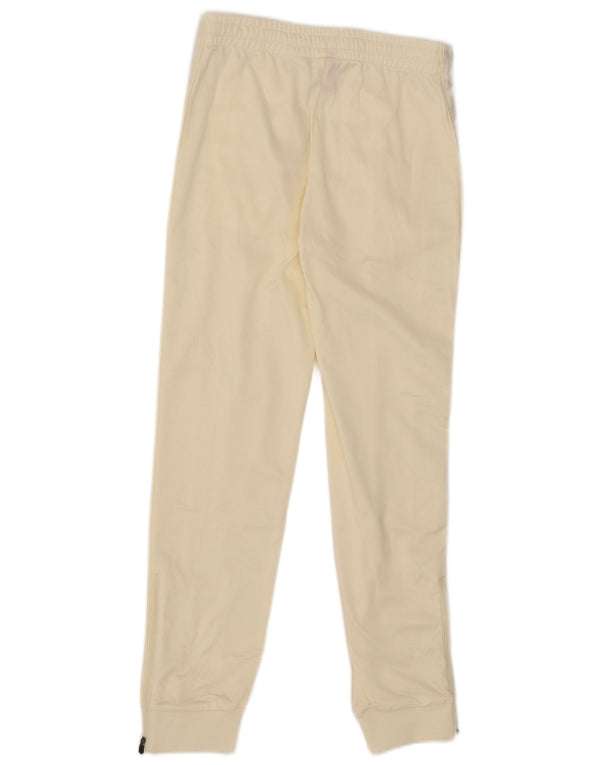 Kappa Pantalon de Survêtement Graphique Joggers XS Blanc Cassé Polyester Homme