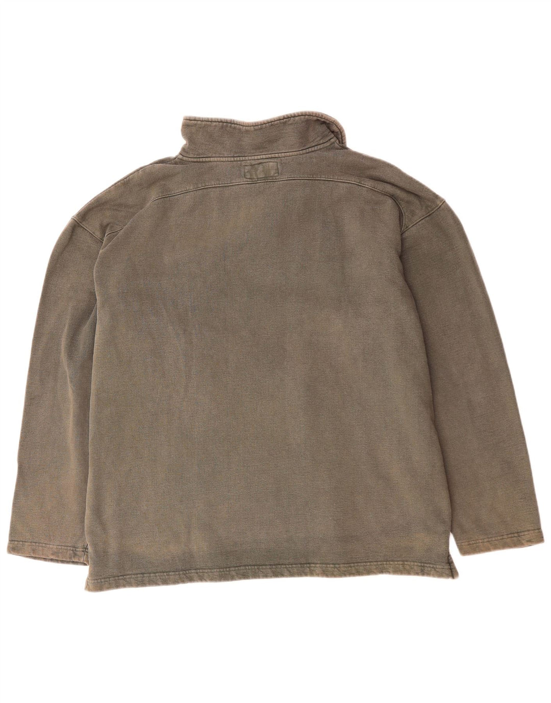 WEIRD FISH Sweat-shirt col zippé pour homme XL en coton gris