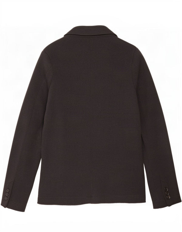 Cerruti 1881 Veste blazer en tricot à 3 boutons pour homme Petite laine grise