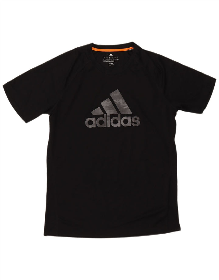 Adidas Hommes Climalite Graphic T-Shirt Haut Grand Noir Polyester