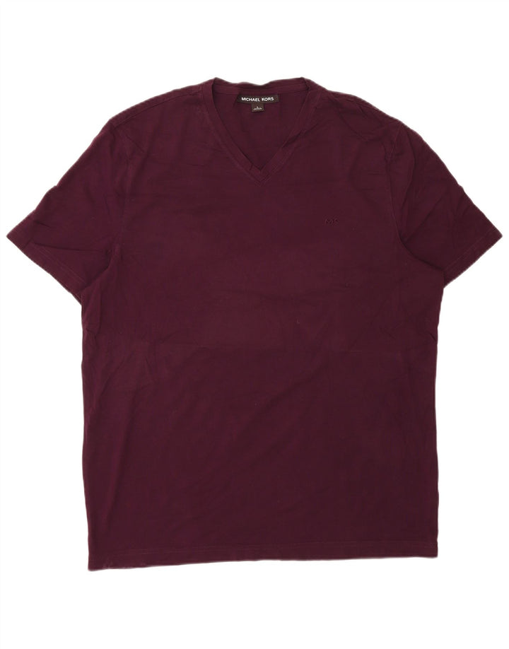 MICHAEL KORS T-Shirt Homme Haut Large Bordeaux