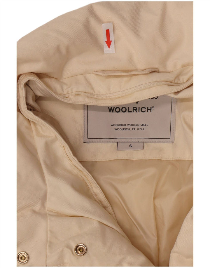 Woolrich Veste matelassée pour femme UK 10 Small Off White Polyester