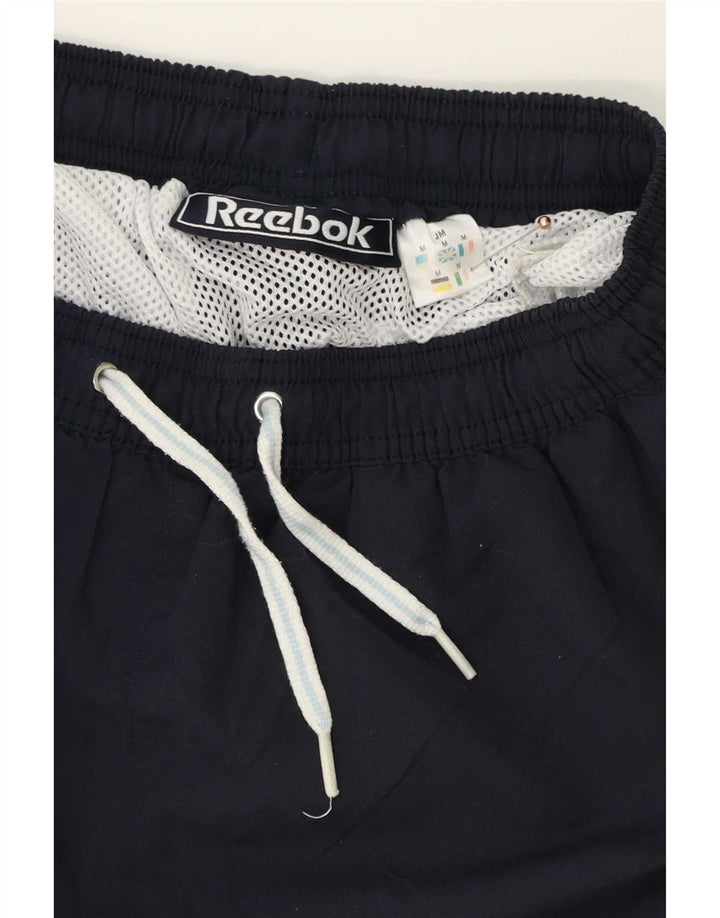 Reebok Short de Bain Homme Bleu Marine Moyen Polyester