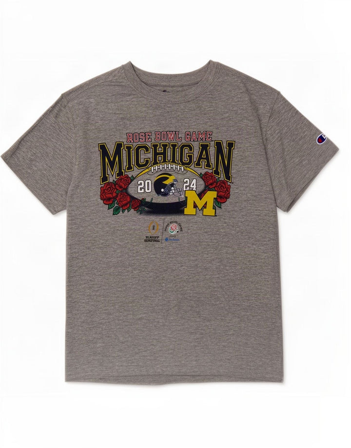 Champion T-Shirt Graphique Femme UK 14 Large Gris