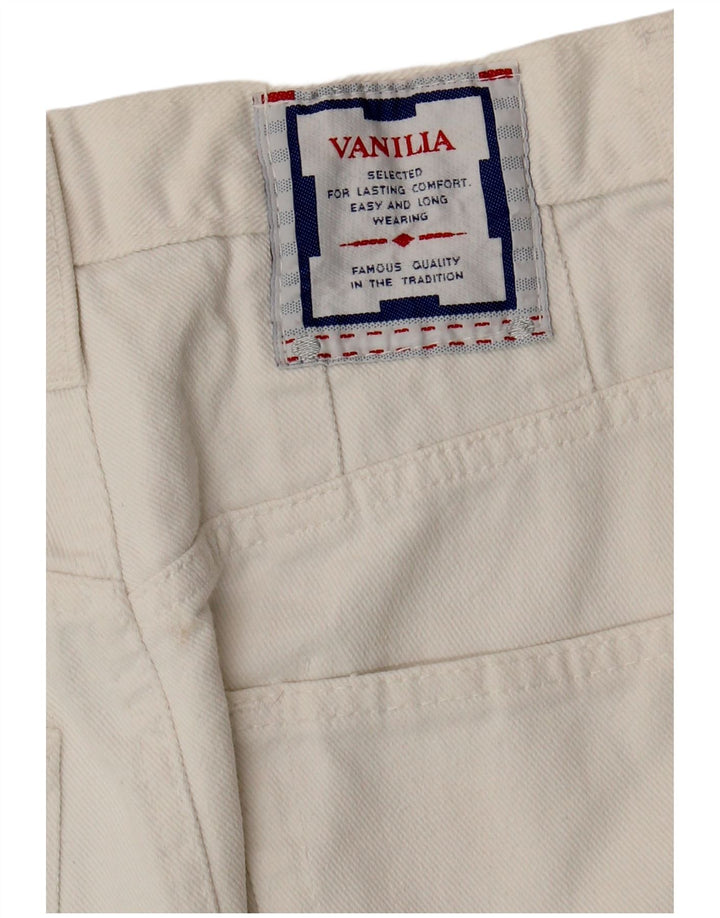 VANILIA Jupe en Jean Femme W26 Petit Blanc
