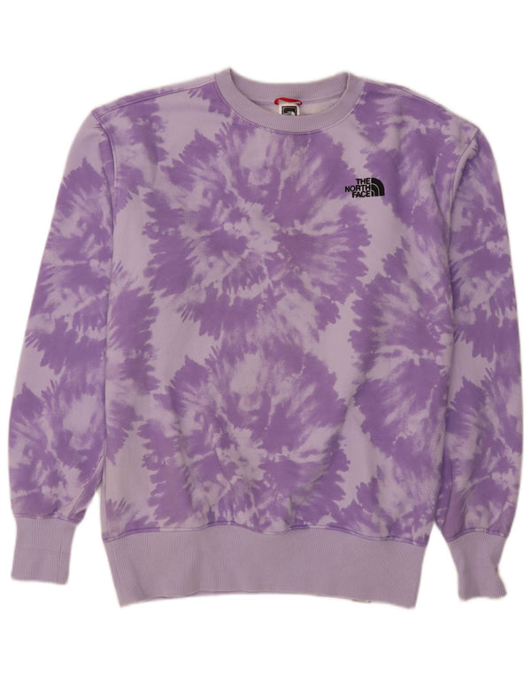 The North Face Sweat-shirt coupe ample pour femme UK 18 XL Violet Tie Dye