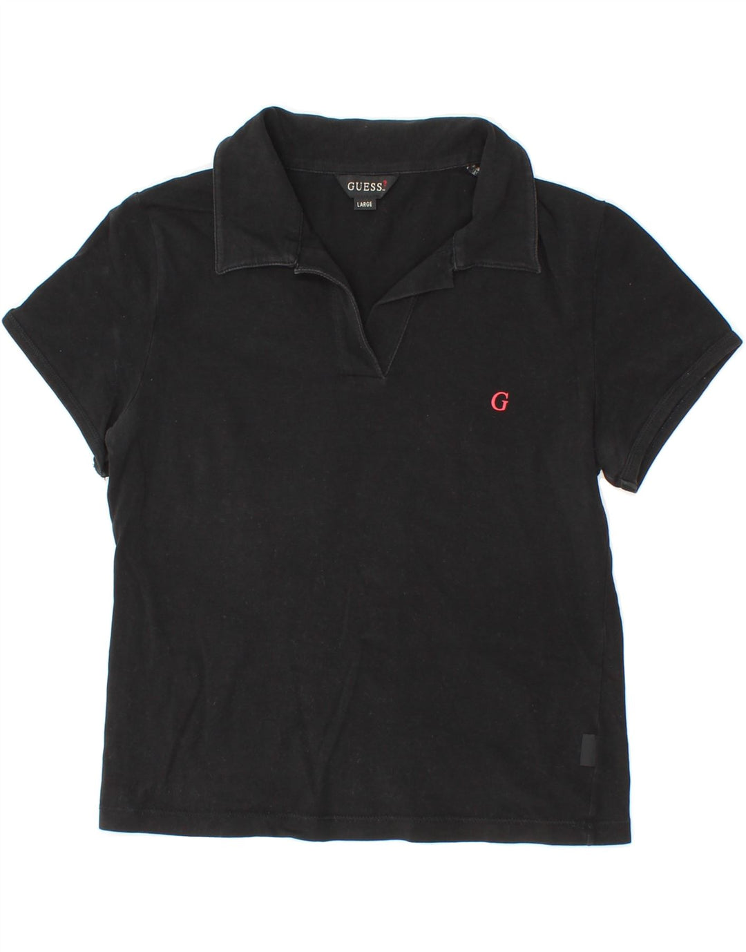 GUESS Girls Polo Shirt 8-9 Years Large  Black Vintage Guess and Second-Hand Guess from Messina Hembry 