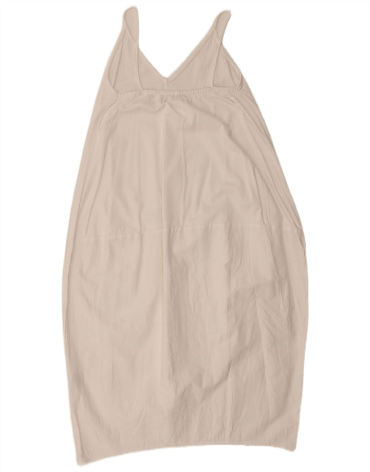 Zara Robe d'été pour femme UK 10 Petit coton blanc
