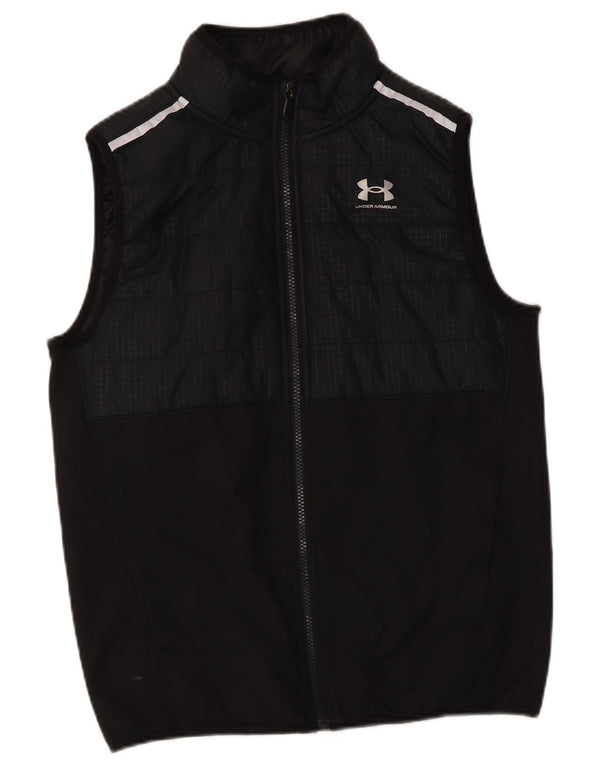 Under Armour Veste de Survêtement sans Manches Garçon 12-13 Ans Noir