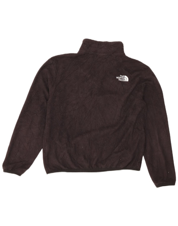 The North Face Pull polaire surdimensionné à col zippé pour femme UK 10 Petit Noir