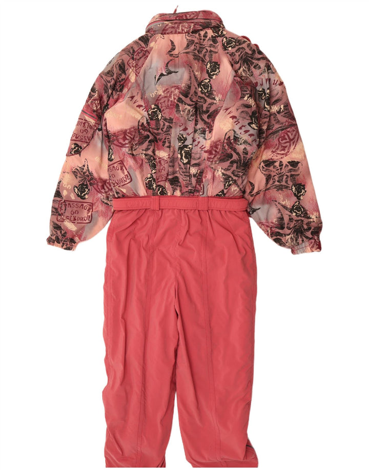 Killtec Combinaison de ski à capuche graphique pour femme UK 12 Rose moyen floral