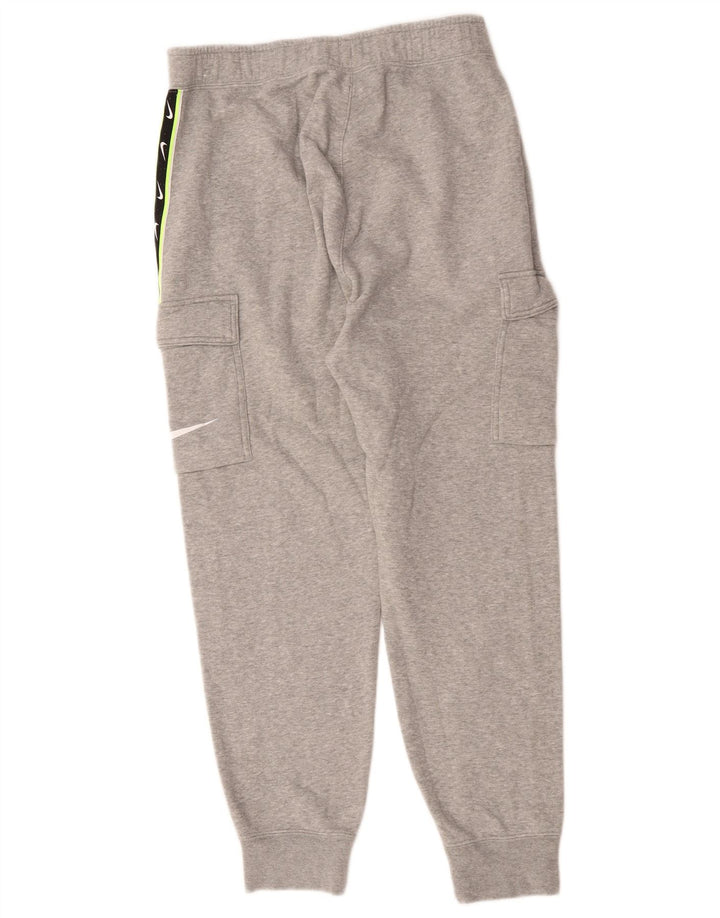 NIKE Pantalon de survêtement cargo graphique pour homme en coton color block gris moyen