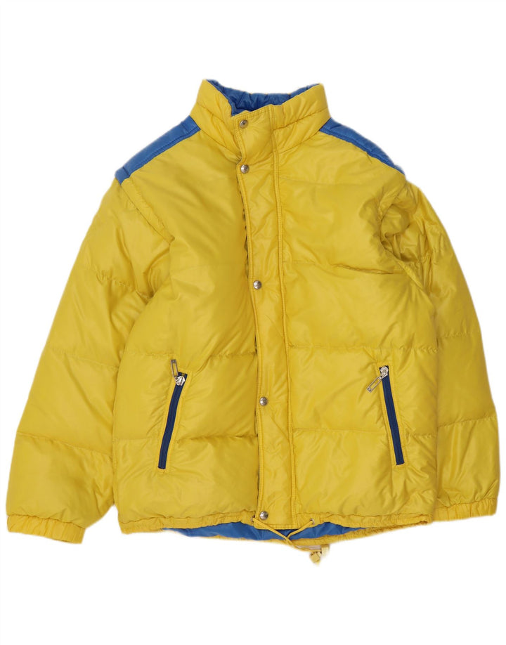 Trissi Veste matelassée Homme IT 50 Large Nylon Colorblock Jaune