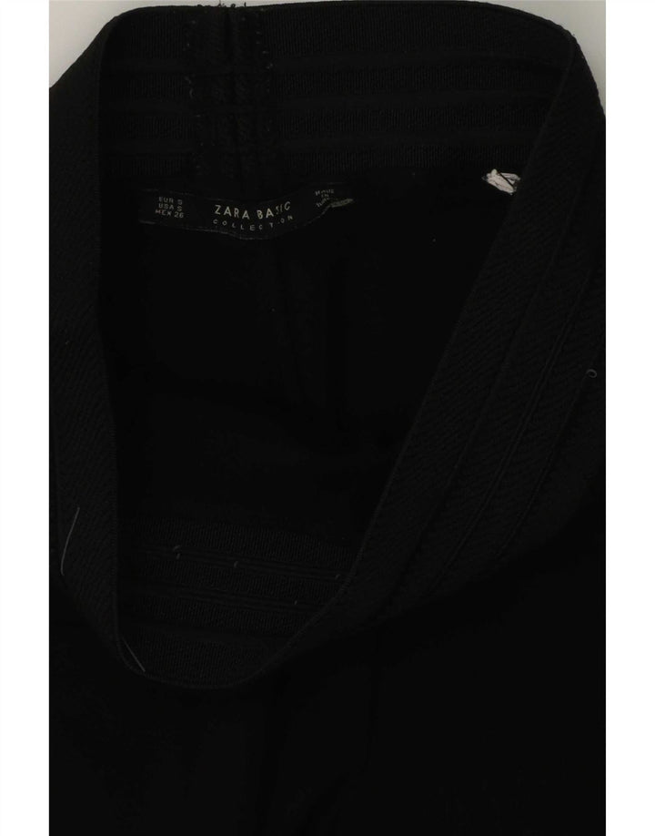 Zara Leggings Femme UK 8 Petit Noir